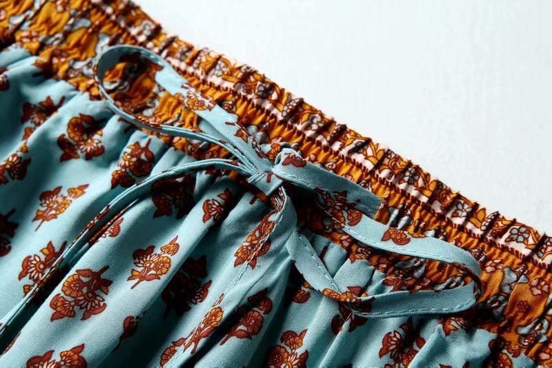 Hippie Skirt | Short Summer With Tassels | S-L | 2 Colours