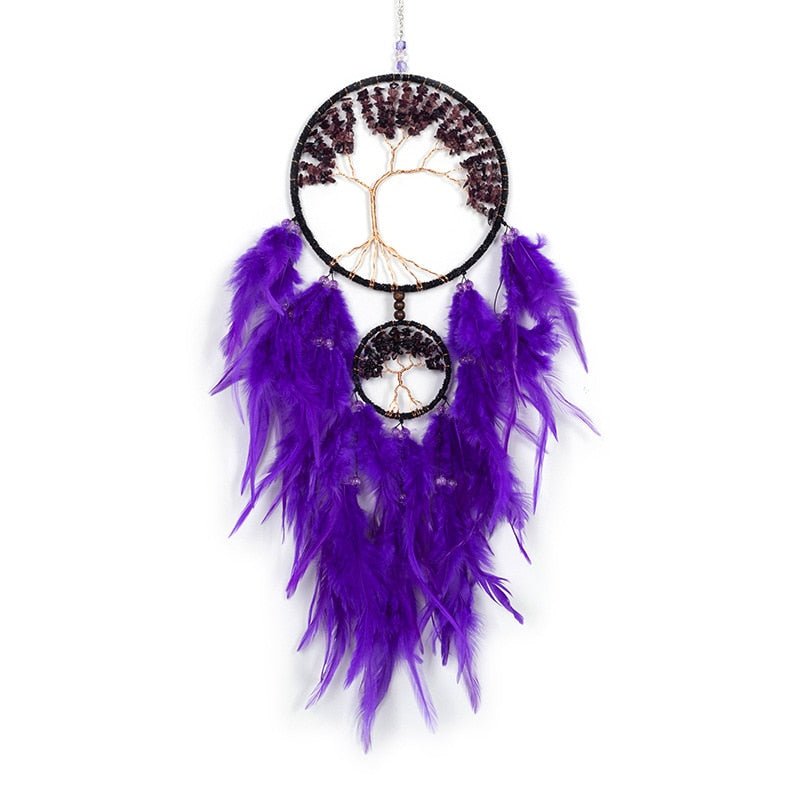 Tree Of Life Dream Catcher | Dark Purple