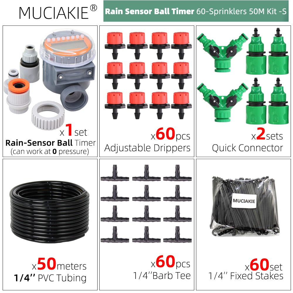 Drip Irrigation Watering Kit - Various Sizes