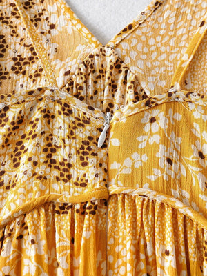 Women's Hippie Boho Summer Dress | S-L | Red, Yellow, Blue