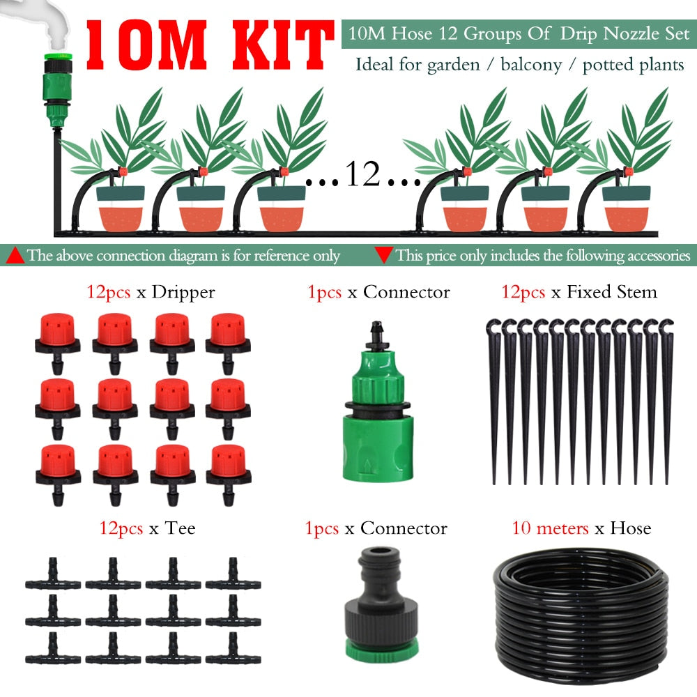 Drip Irrigation Watering Kit - Various Sizes