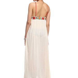 Unique Boho Styled Strapless Maxi Dress | Centrose Floral | S-XL