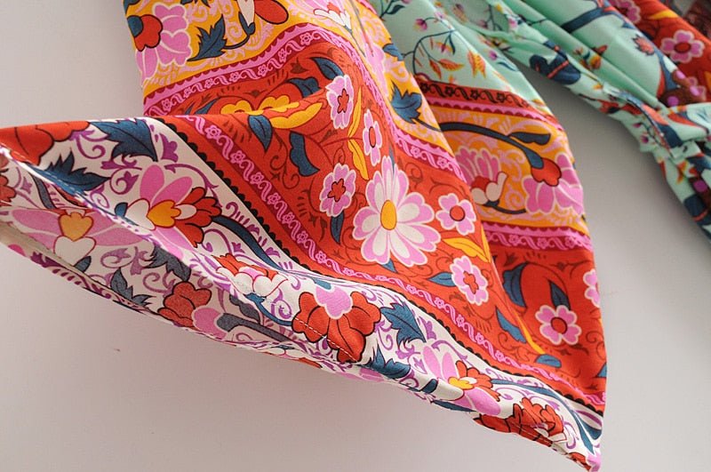 Women's Bohemian Peacok Kimono Bikini Cover Up | Various Colours | S-L