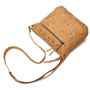 Jean Patchworked Reconstructed Women's Handbag