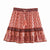 Hippie Skirt | Short Summer With Tassels | S-L | 2 Colours