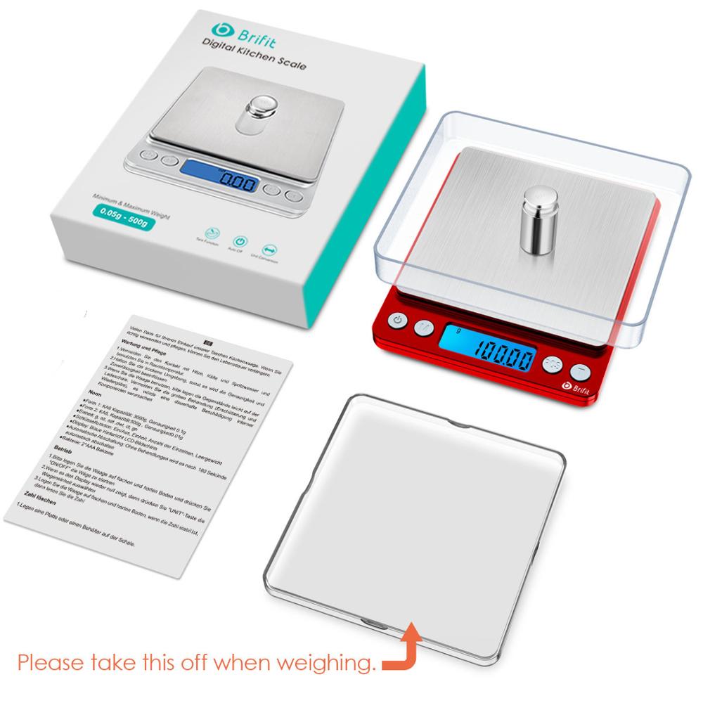 0.01g - 500g Digital Pocket Scale With Calibration Weight
