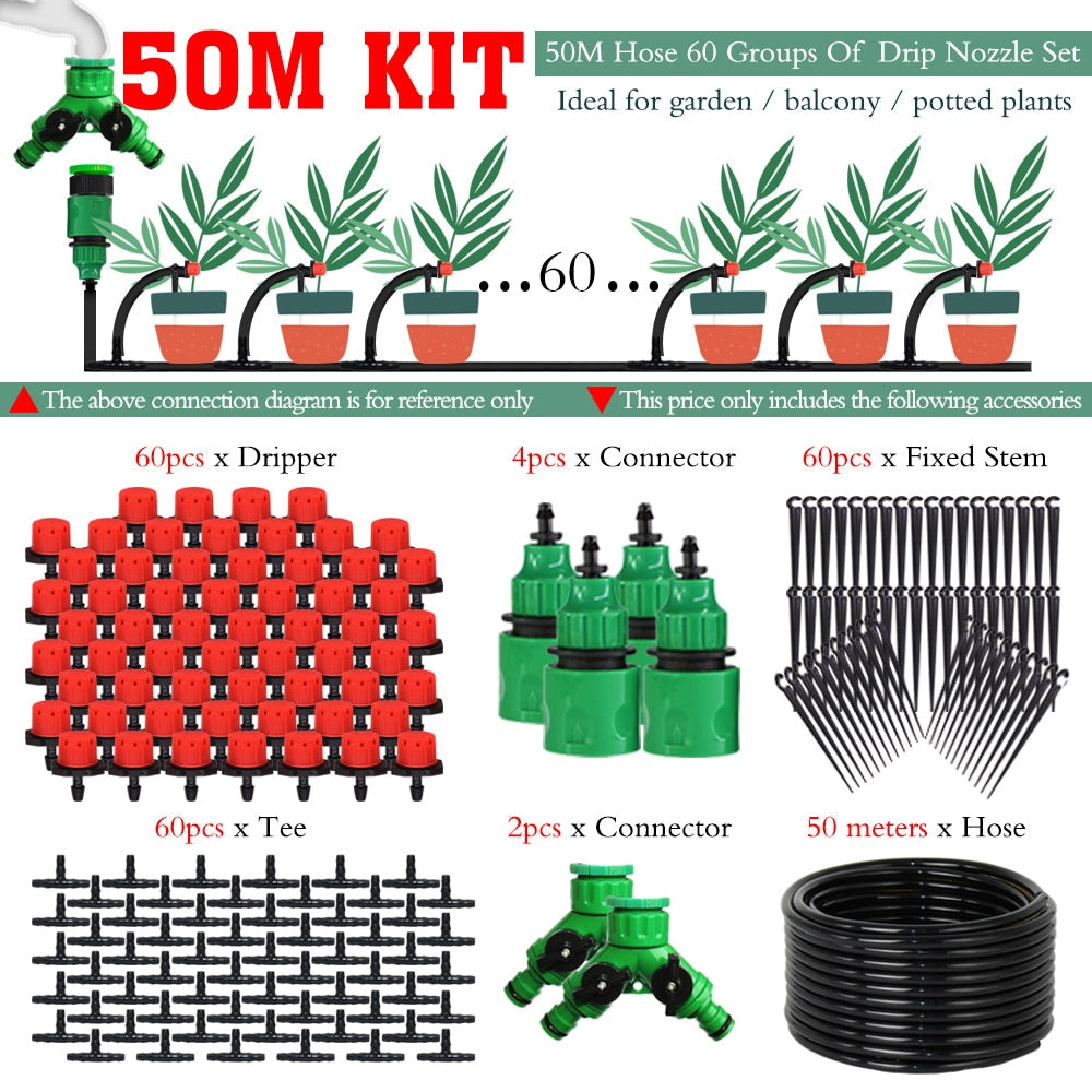 Drip Irrigation Watering Kit - Various Sizes