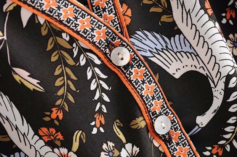 Women's Crane Bohemian Beach Dress | V-Neck | S-XL