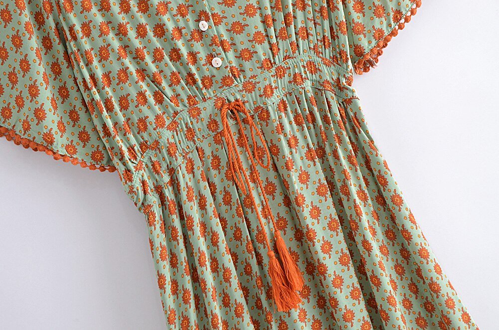 Bohemian Little Red Riding Hood Dress | S-XL | 2 Colours