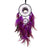 Purple Tree Of Life Dream Catcher With Feathers