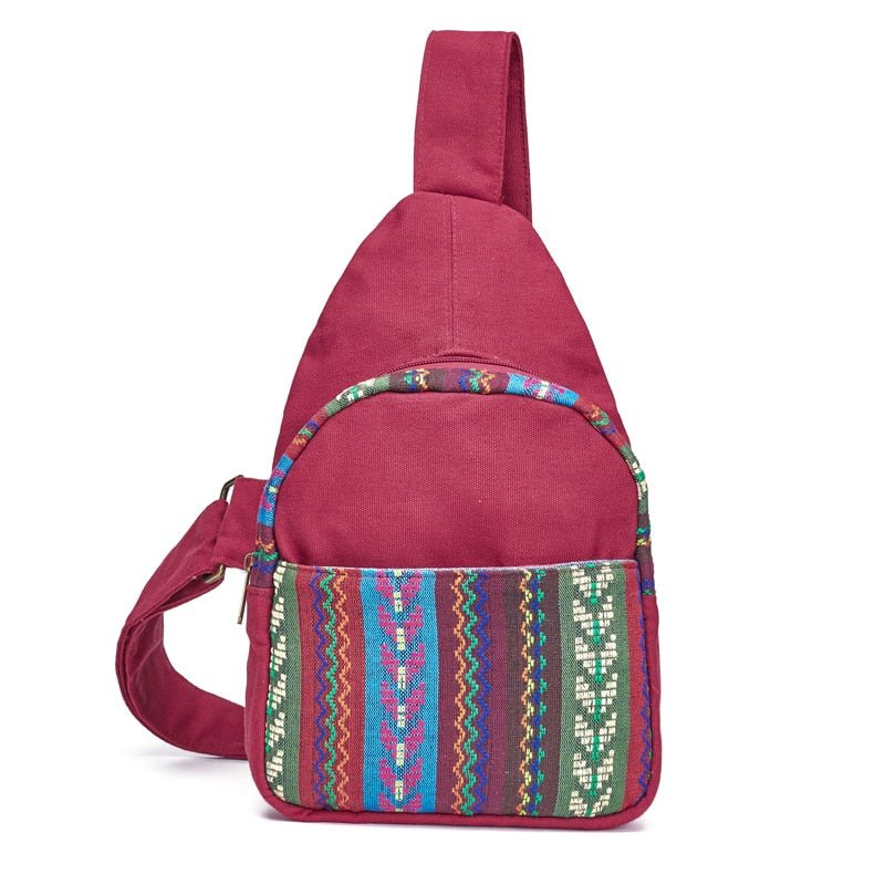 Cool Unique Unisex Boho Styled Chest / Shoulder Bag
