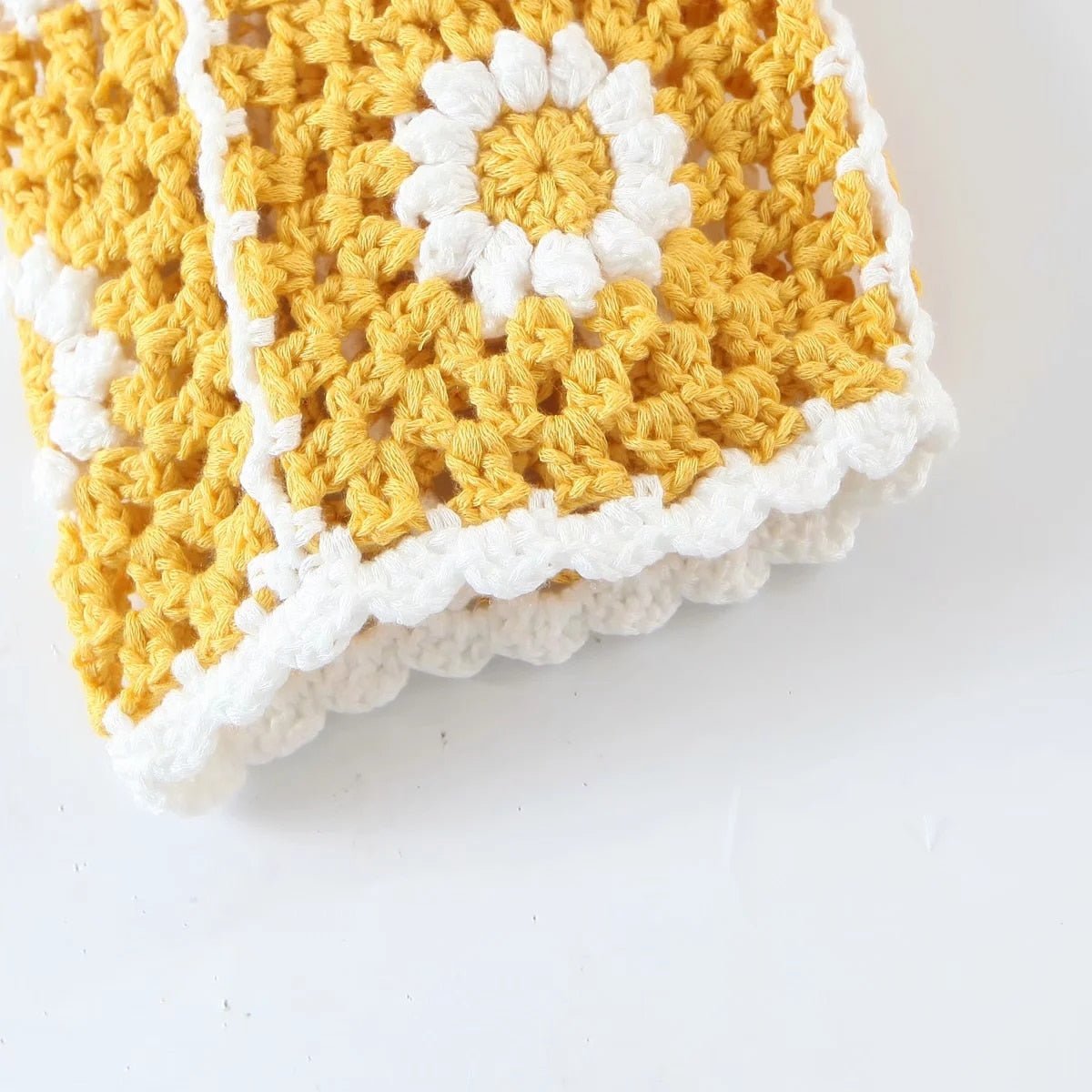 Women's Yellow Summer Floral Hollowed Out Jacket | Free Size