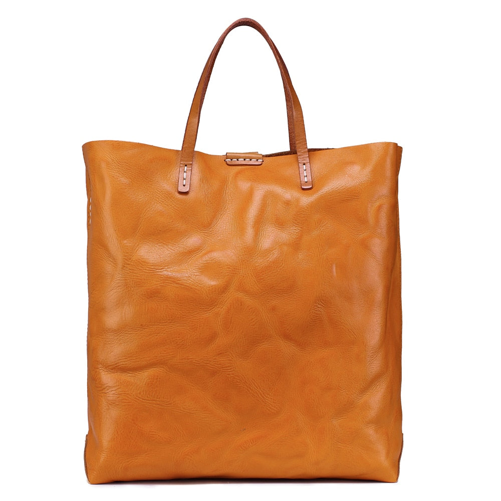 Premium 100% Leather Tote Bag - Various Colours