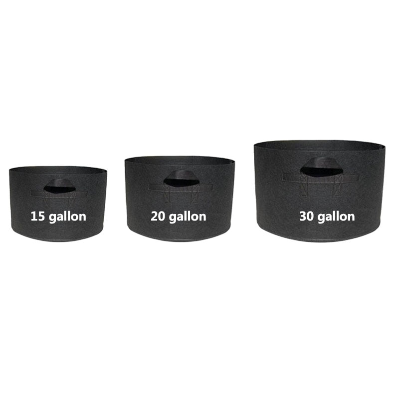 Thick Fabric Pots For Plants - Various Sizes / Styles