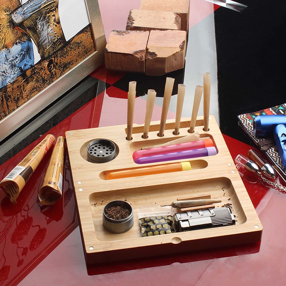 Smoking Rolling Tray Kit With Accessories