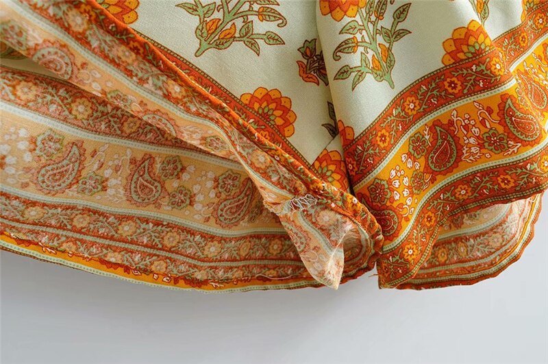 Women's Floral Bohemain Summer Shorts | Hippie Styled | S-L