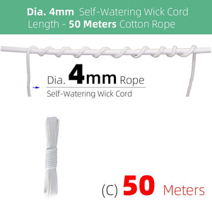 High Quality Self-Watering Hydroponic Wick Rope - Various Sizes