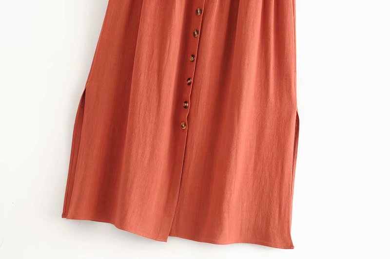 Classy Styled Hippie Skirt | Cotton | Red / Black | S-XL
