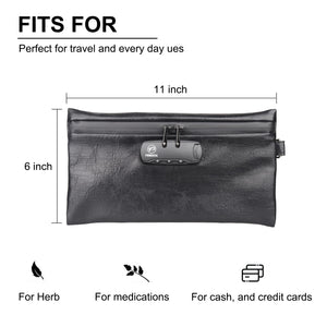Carbon Lined Storage Bag | Odor Proof Stash Bag With Lock