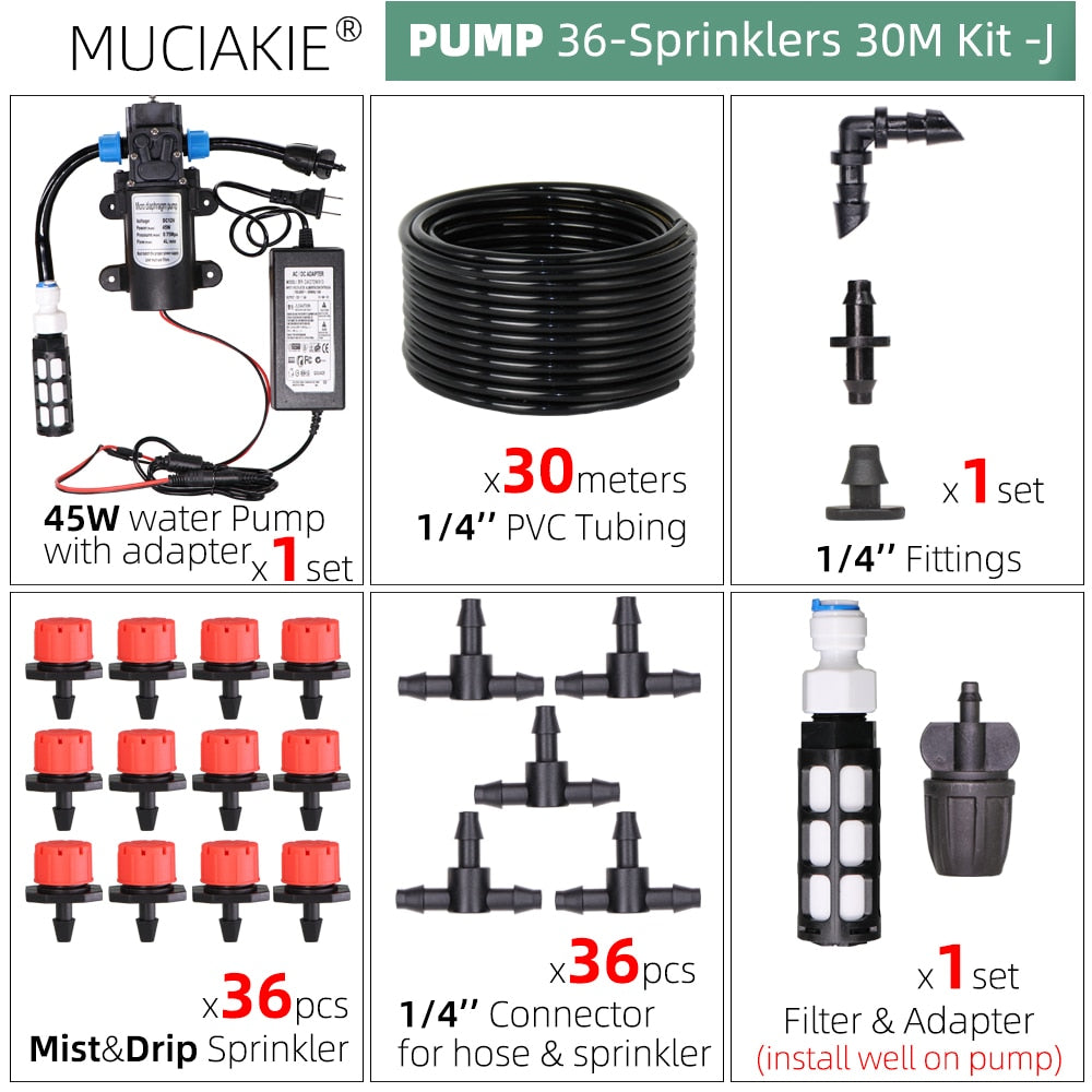 Drip Irrigation Watering Kit - Various Sizes