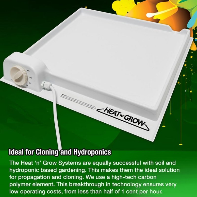 Heated Propagation Tray With Thermostat - 390 X 400 X 70mm