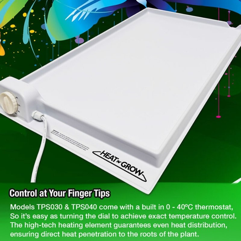 Heated Propagation Tray With Thermostat - 670 X 400 X 70mm