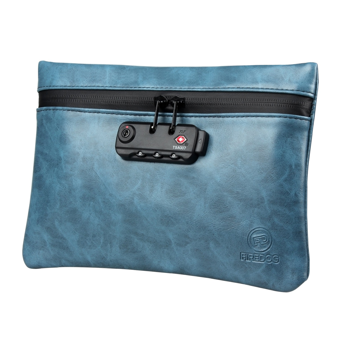 Leather Smell Proof Bag With Carbon Lining & Lock | Various Colours