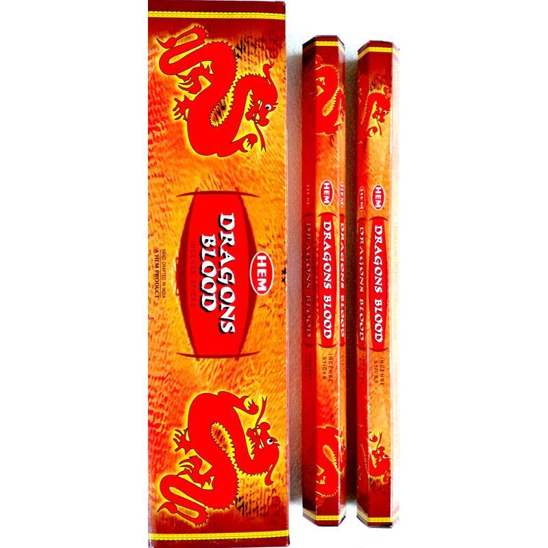 Dragon's Blood Garden Incense Sticks - HEM - Box Of 6