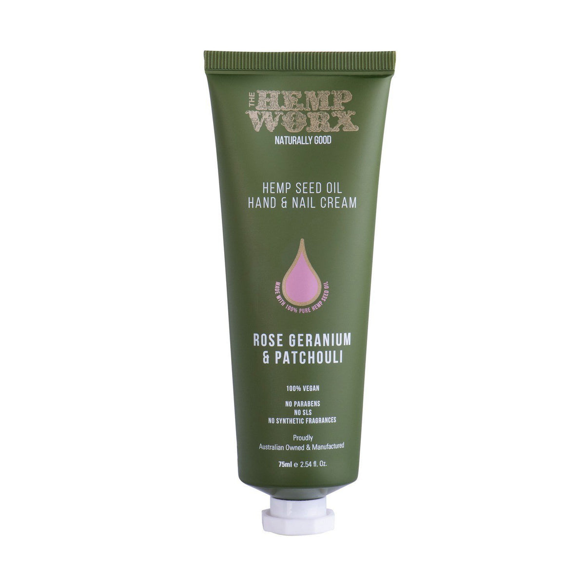 Hemp Worx Hemp Hand Cream - Rose & Patchouli