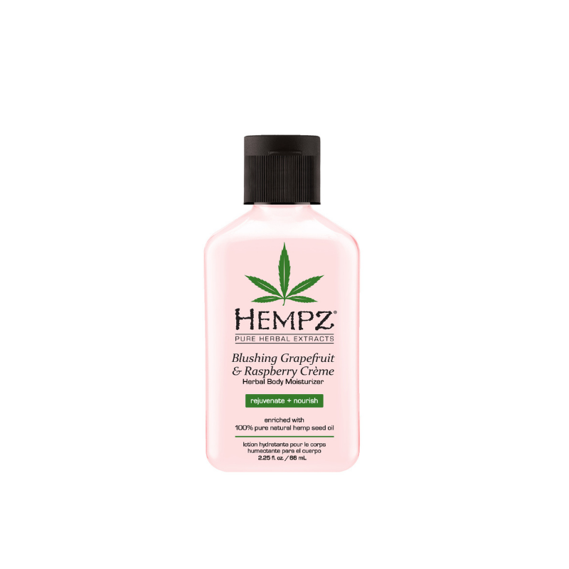Hempz Blushing Grapefruit and Raspberry Creme Herbal Body Moisturizer - 66ml