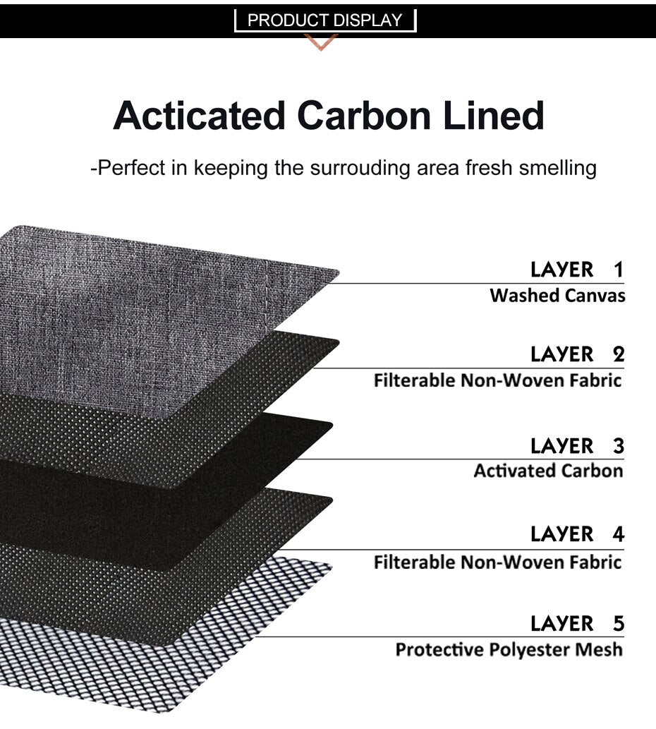 Smell Proof Tobacco Pouch With | Various Colours