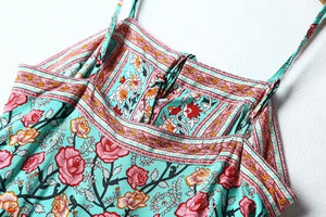 Women's Roses Floral Sleeveless Beach Dress | S-L | Various Colours