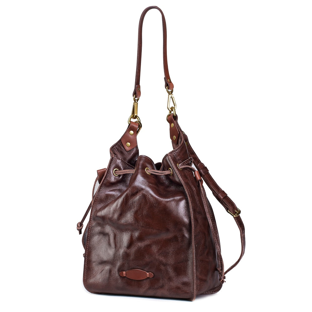 Premium 100% Real Leather Cross Body Bag - Various Colours