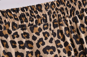 Long Leopard Printed Bohemian Dress | S-XL