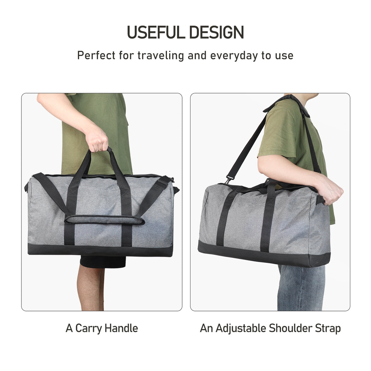 Smell Proof Travel Organizer / Storage Duffle Bag | Various Colours