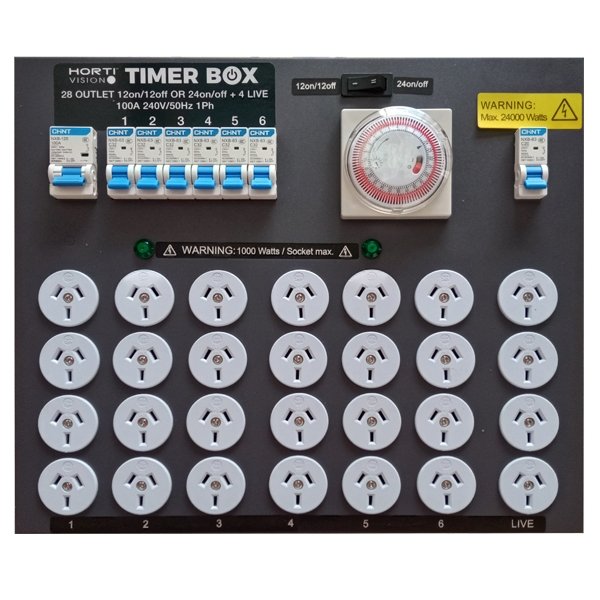 Hydroponic Timer Box - 24,000 Watts