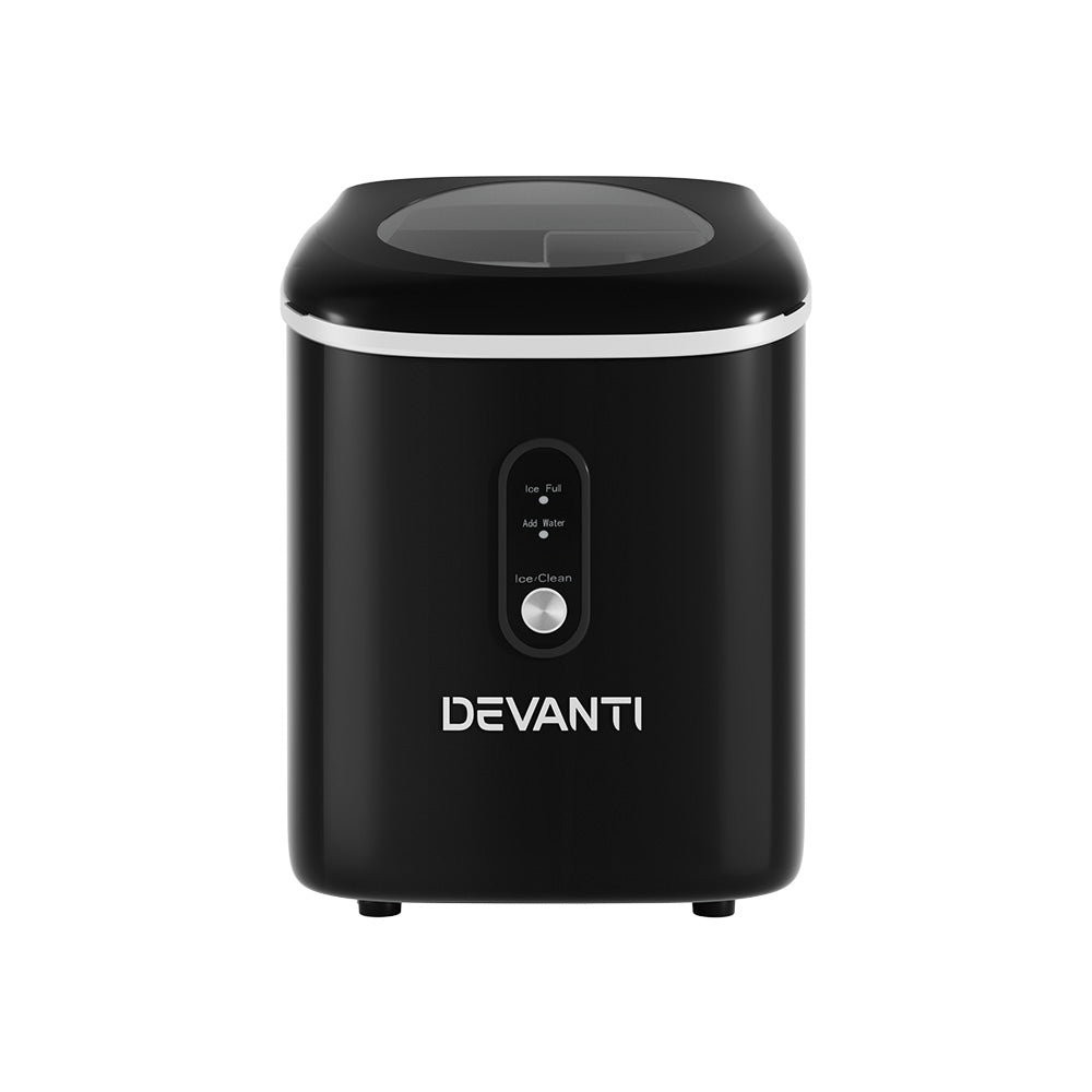 Devanti Nuggetc Ice Cube 15kg Bar Countertop Portable Ice Maker Machine