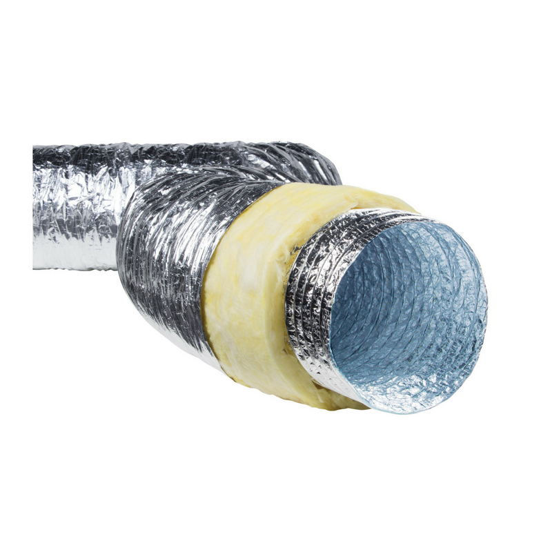 Insulated Flexible Acoustic Duct 12" X 6M - Multi-Layered
