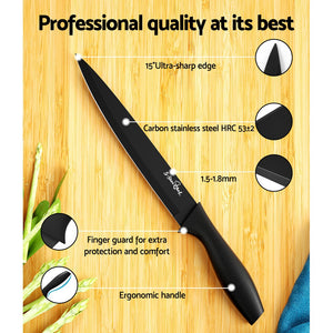 5-Star Chef 7PCS Kitchen Knife Set | Stainless Steel Non-stick | Sharpener