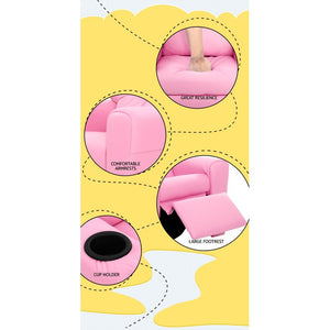 Pink Kids Recliner Sofa Chair / Lounge
