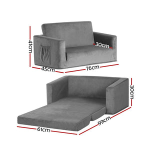 Children's flip deals sofa bed