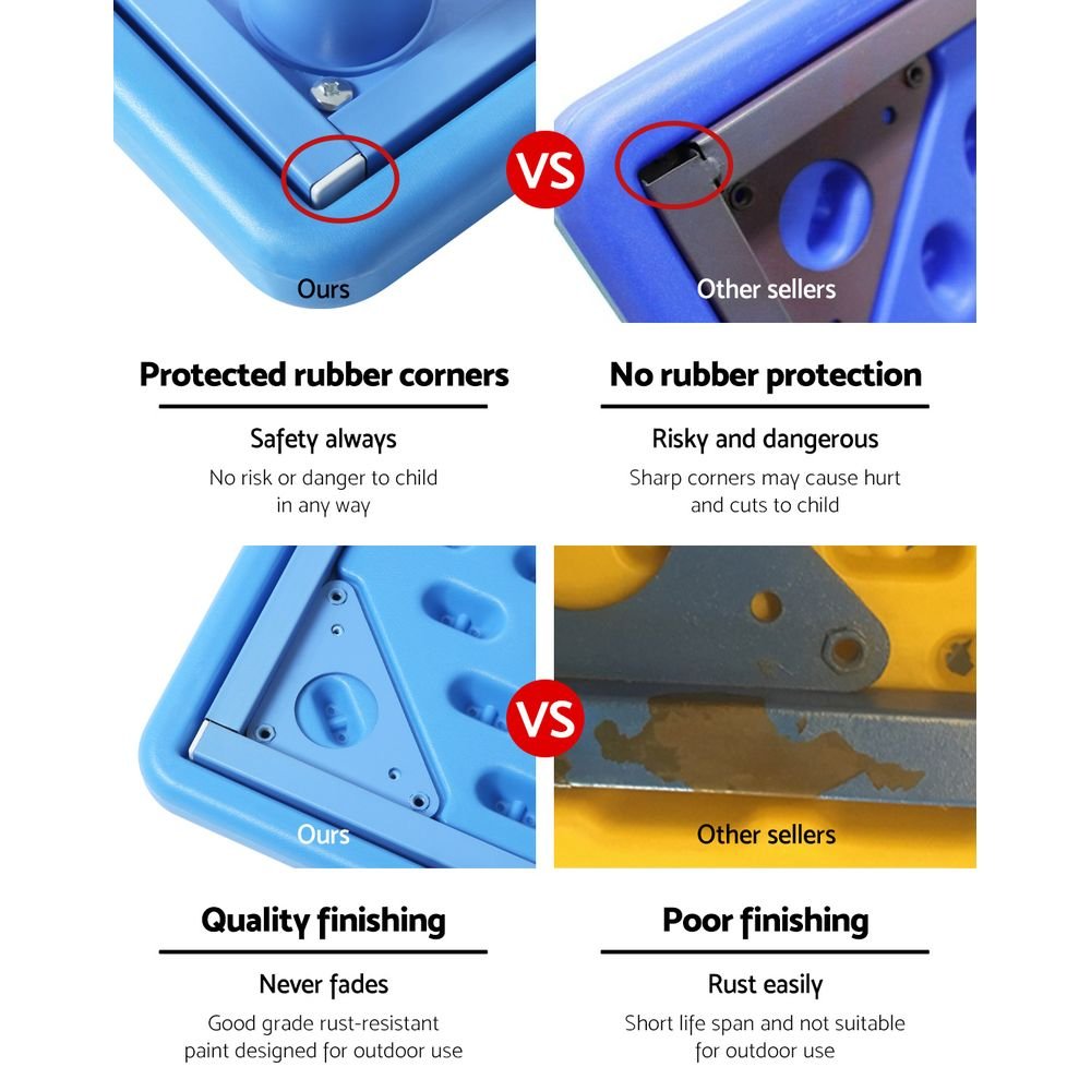 Kids Table and Chair Set | 5 Piece | Blue