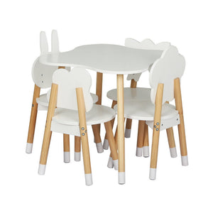 Kids Table and Chairs Set | 5 Pieces, Children's Activity Desk