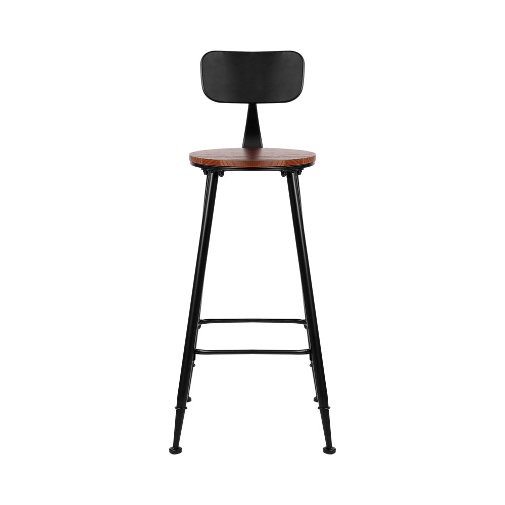 Set of 4 Vintage Industrial Bar Stools | Retro Dining Chairs