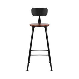 Set of 4 Vintage Industrial Bar Stools | Retro Dining Chairs