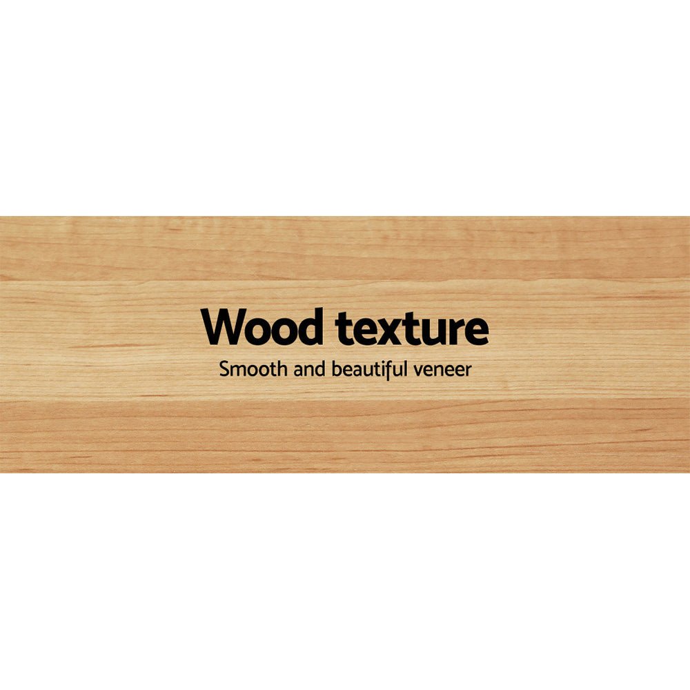 Wooden Metal Frame Coffee Side Table / Laptop Desk