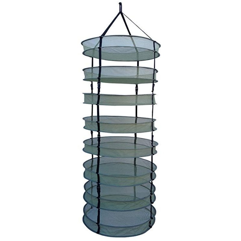 LC 8 Tier Open Herb / Botanical Dry Rack - 36"