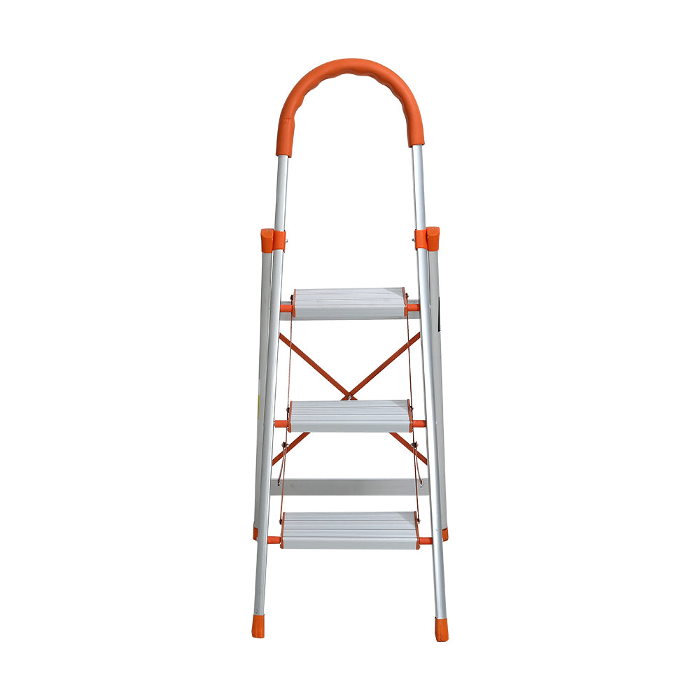 Giantz 3 Step Folding Ladder (Aluminium and Non-Slip)