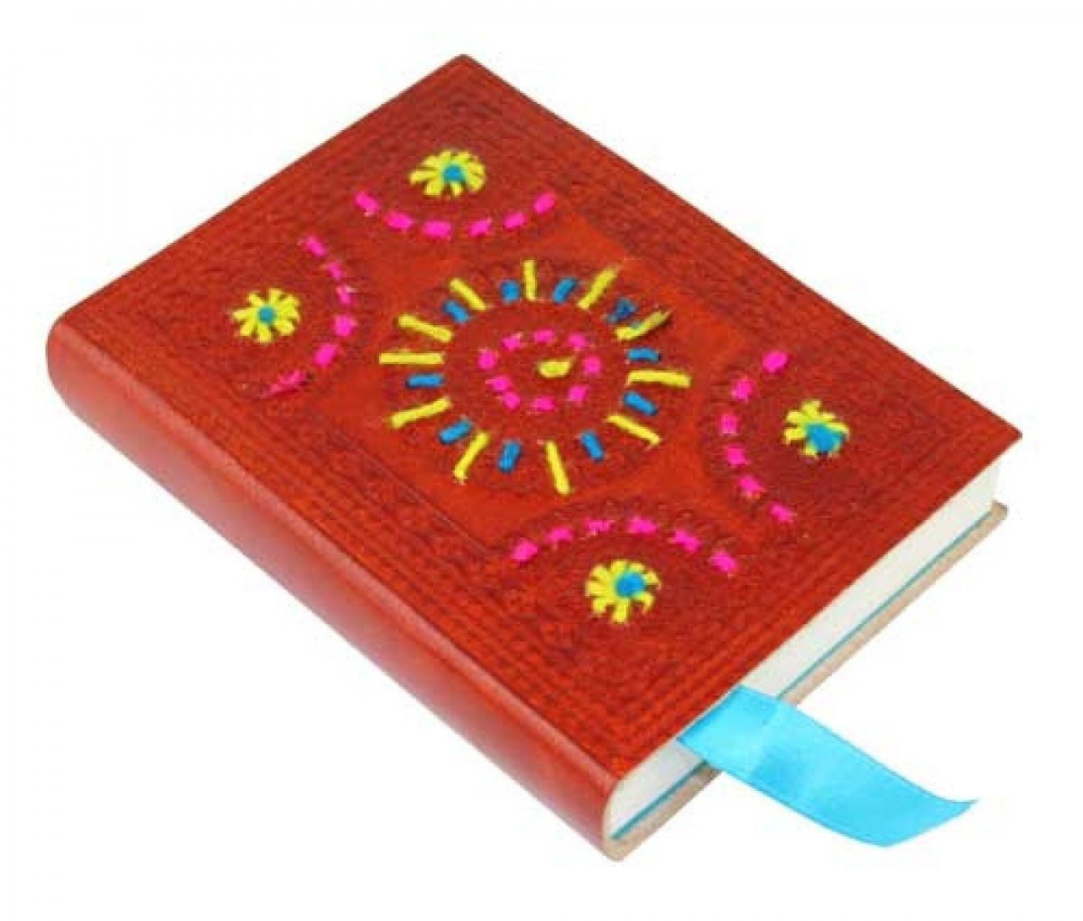 Leather Journal With A Star Stitch