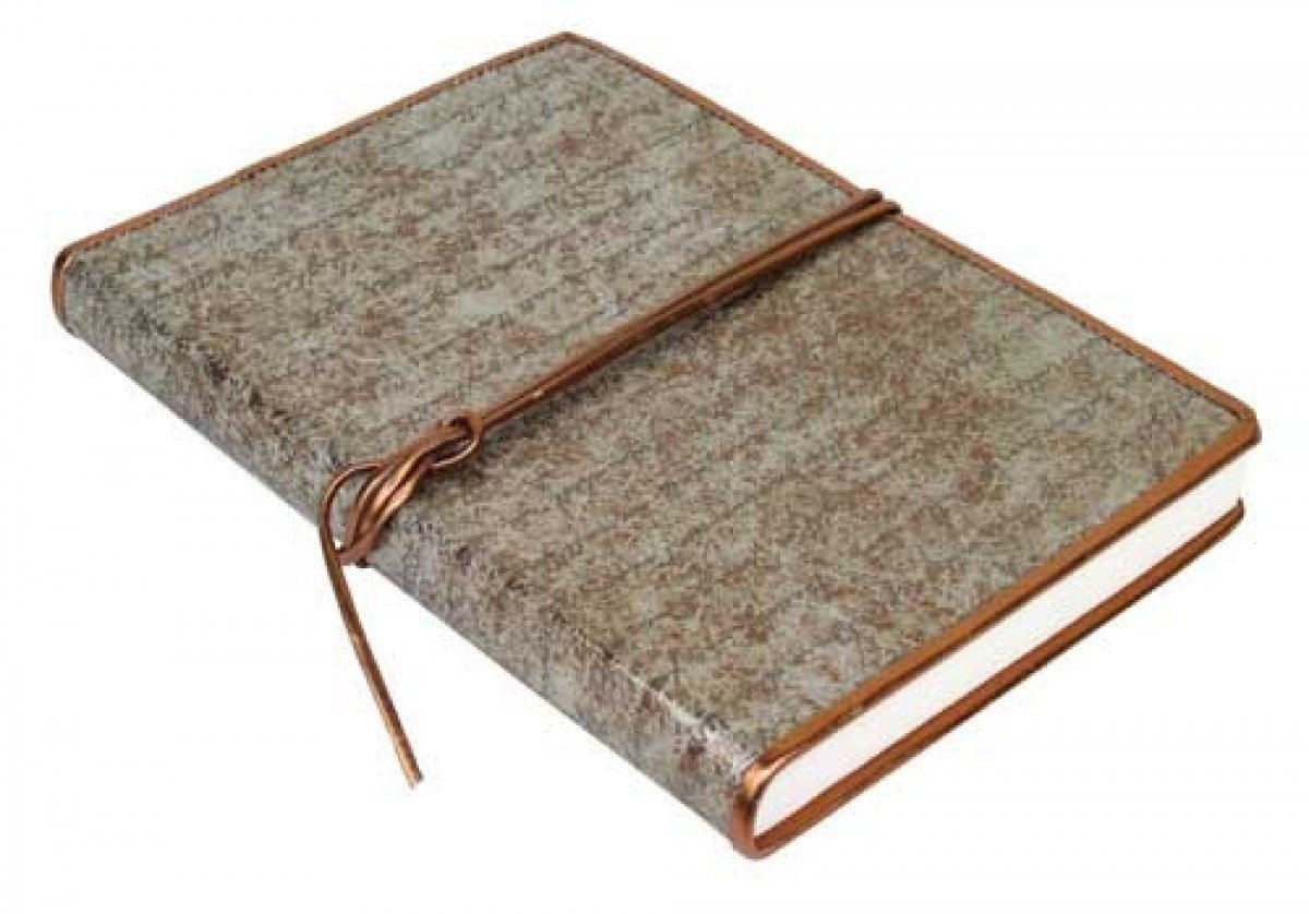 Leather Note Book With Vintage Copper Feel